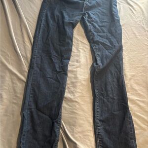 Forever 21 Dark Blue Straight Leg Jeans